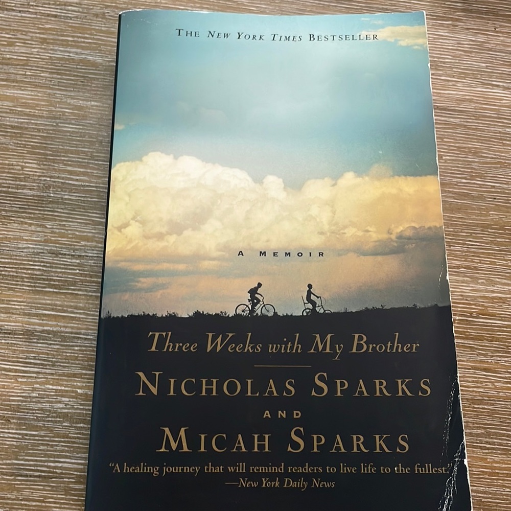 Three weeks with my brother by Nicholas Sparks
